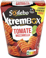 Sodebo xtrembox 400g radiatori tomate mozza