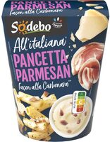 Sodebo box all'italiana 280g pancetta parmesan