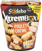 Sodebo xtrembox 400g radiatori poulet