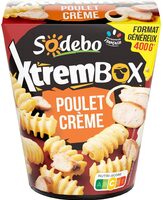 Sodebo xtrembox 400g radiatori poulet