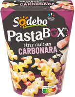 Sodebo pastabox 330g fusilli a la carbonara