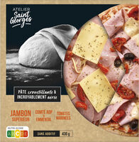 Pizza jambon emmental comte
