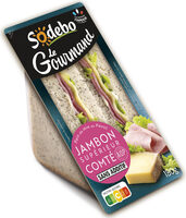 Le gourmand jambon supérieur comté pavot