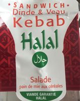 Sandwich Halal à La Dinde, Veau Et Kebab