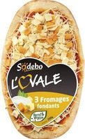 Pizza L'Ovale 3 fromages fondants