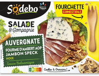 Sodebo sal&cie 320g auvergnate fourme d'ambert jambon speck