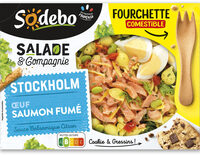 Sodebo salade&cie 320g stockholm oeuf saumon
