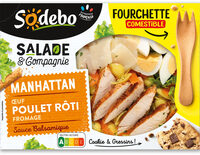 Sodebo salade&cie 320g manhattan oeuf poulet fromage