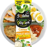 Sodebo salade garden 240g caesar poulet caesar