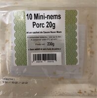 10 Mini Nems Porc