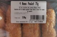 4 nems poulet 75g