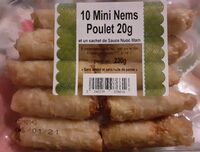 10 mini nems au poulet