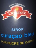 Sirop curaçao bleu