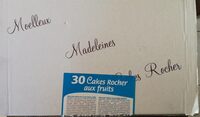 30 cakes rocher aux fruits