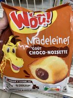 Madeleines gout choco noisettes