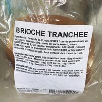Brioche tranchée