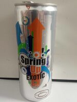 Boisson Energy Drink aromatisée Exotic, boîte de 25cl