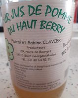 Pur jus de pomme de haut berry