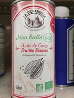 Huile colza fruitée sésame