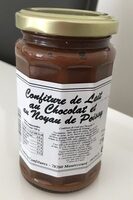 Confiture de lait au chocolat et au Noyau de Poissy