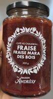 Confiture Fraise Mara des bois