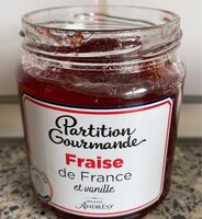Partition gourmande Fraise de France et Vanille