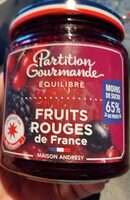 Partition gourmande fruits rouges de France