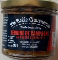 Terrine de campagne au piment d'Espelette