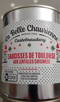 Saucisses de toulouse aux lentilles cuisinees
