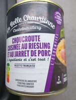 Choucroute cuisinée au Riesling et au jarret de porc