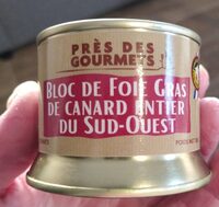 Bloc de foie gras de canard entier du Sud-Ouest