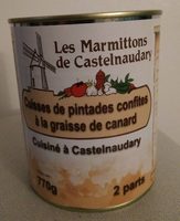 Cuisses de pintades confites à la graisse de canard