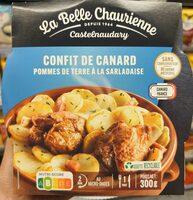 Confit de canard pommes de terre à la Sarladaise