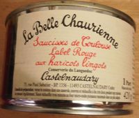Saucisses de Toulouse label rouge aux haricots lingot
