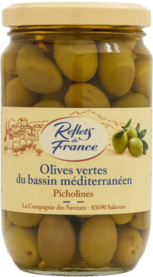 Olives vertes du bassin méditerranéen