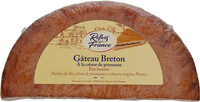 Gâteau Breton fourré à la Crème de Pruneaux