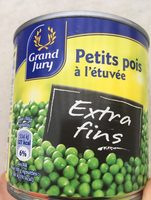 Petits pois à l'étuvée extra fins