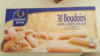 30 Boudoirs aux œufs frais