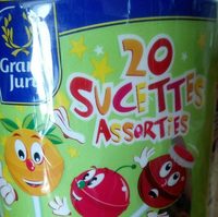 Tubo 20 Sucettes Assorties Grand Jury