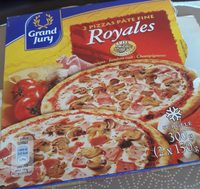 2 pizzas pâte fine Royales