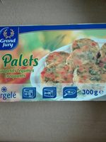 Palets aux petits légumes croquants