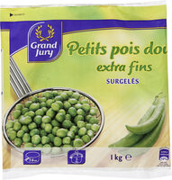 Petits pois doux extra fins surgelés