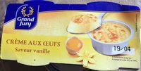 Crème aux oeufs saveur vanille