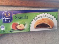 Sablés fourrage à la noisette