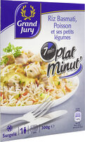 Poisson riz et ses petits légumes