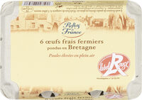 6 œufs frais fermiers Pondus en Pays de la Loire