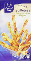 Flûtes Feuilletées Tomate Olive Origan