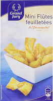 Mini Flûtes feuilletées à l'emmental
