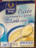 Purée de pommes de terre au lait entier