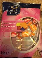 Bonbons tendres aux arômes fruits